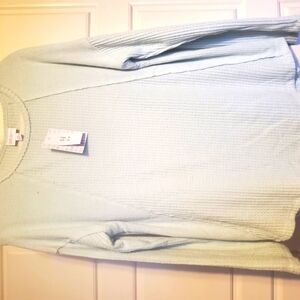 Mint Green Ribbed top with Long Sleeves